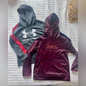 2 Boys Under Armour Sweatshirts